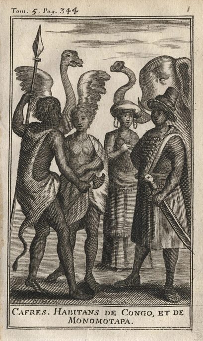 Congo & Mutapa costume, 1717