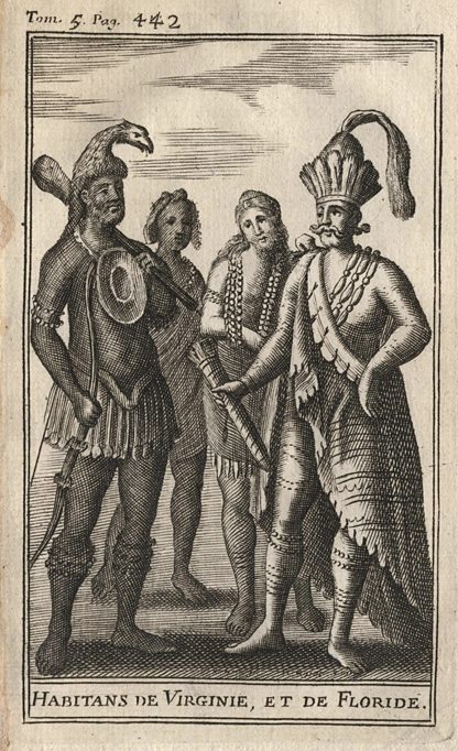 Virginia & Florida native costumes, 1717