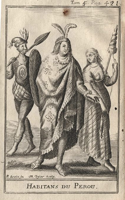 Peruvian costumes, 1717