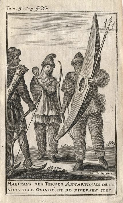 New Guinea & Antarctic costumes, 1717