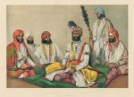 India, Raja Jowahar Singh and attendants, ILN, 1858