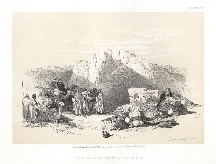 Egypt, Tomb of Aaron, summit of Mount Hor, 1855