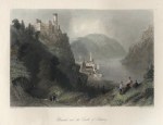 Germany, Oberwesel and the Castle of Schonberg, 1841