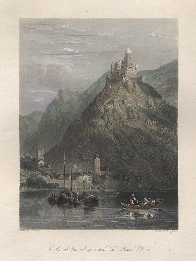 Germany, Thurmberg Castle (now Thurnberg), 1841