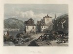 Germany, St.Goar, on the Rhine, 1841