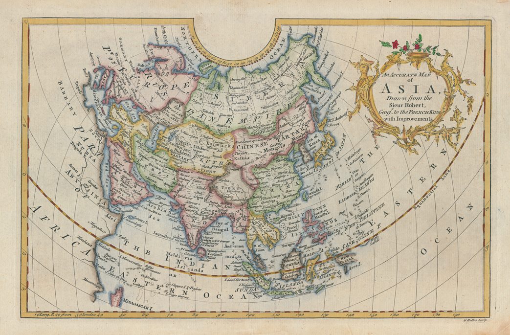 Asia map, 1771