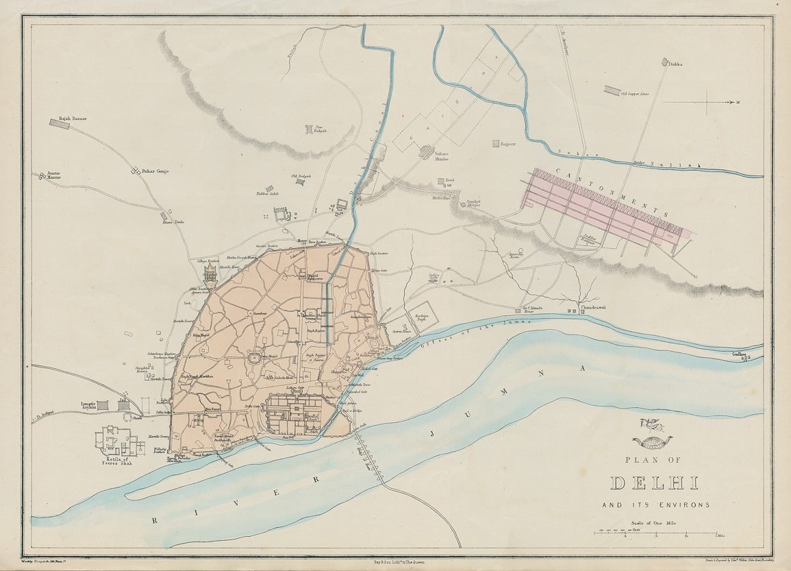 India, Delhi plan, 1863