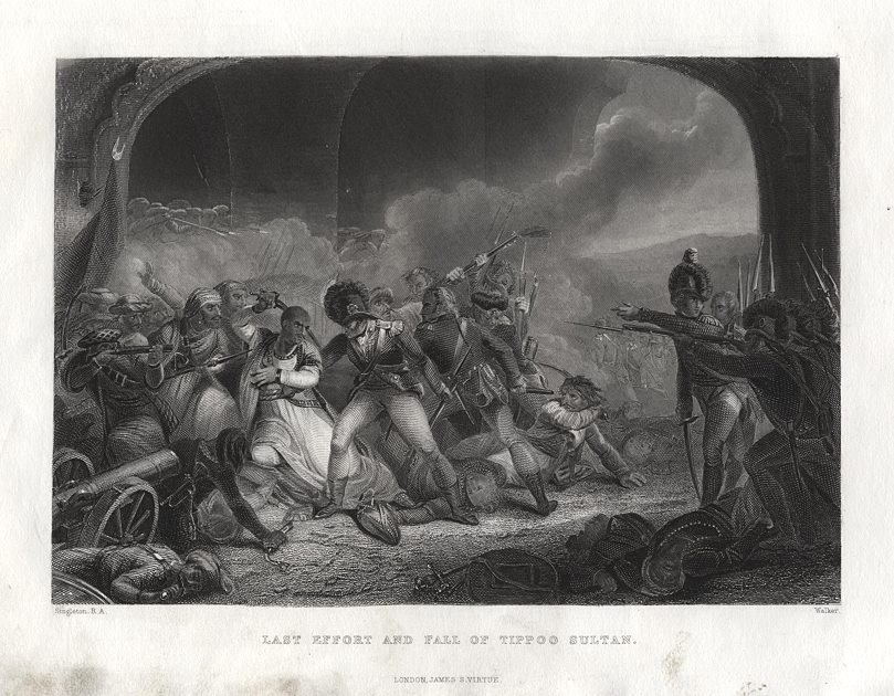 India, Last Effort and Fall of Tippoo Sultan, c1858