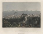 Greece, Rhodes view, 1845