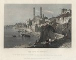 India, Benares view, 1858
