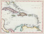 West Indies map, c1856