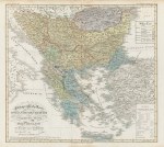 Turkey in Europe, Ethnographic map, Berghaus, 1855
