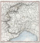 Italy, Peidmont map, 1859