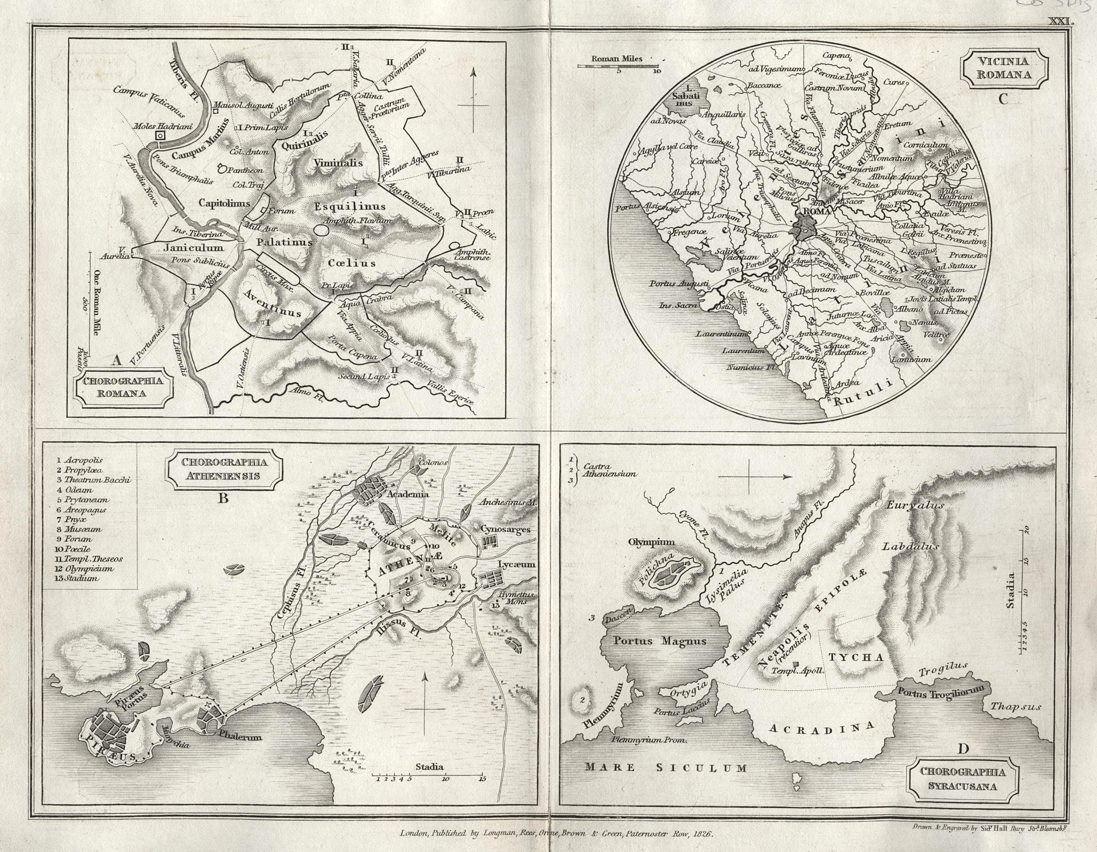 Ancient Rome, Athens & Syracuse, 1827