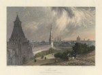 Russia, Moscow from the Kremlin, 1836