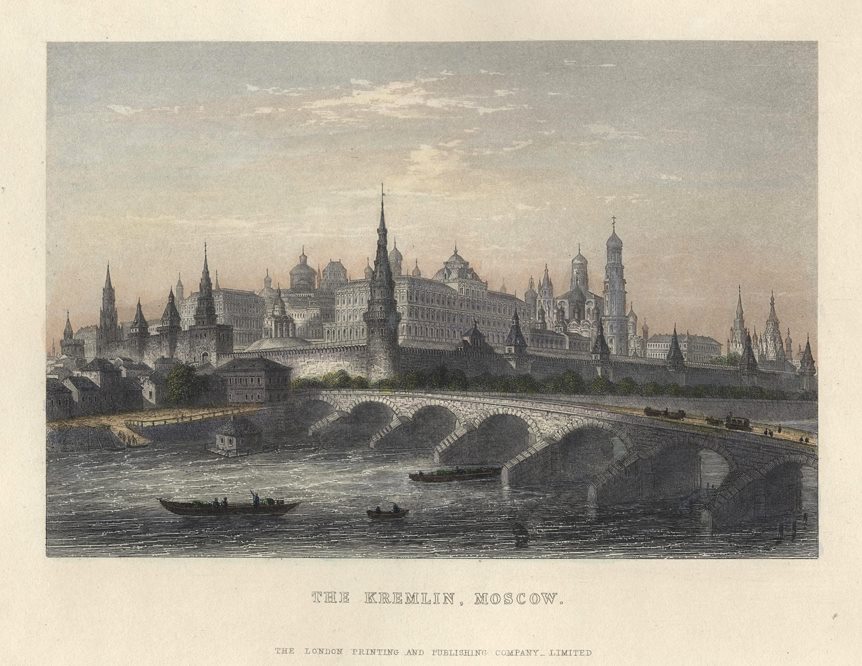 Russia, Moscow, the Kremlin, c1855