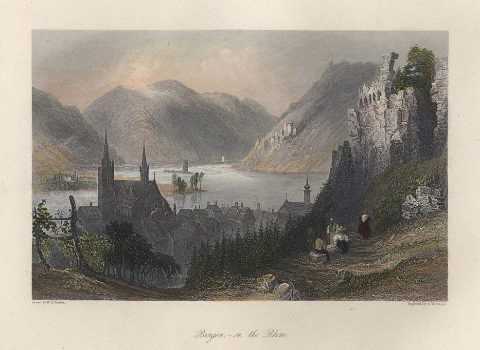 Germany, Bingen view, 1841