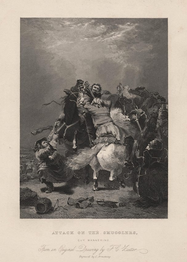 Attack on the Smugglers (Guy Mannering), 1837