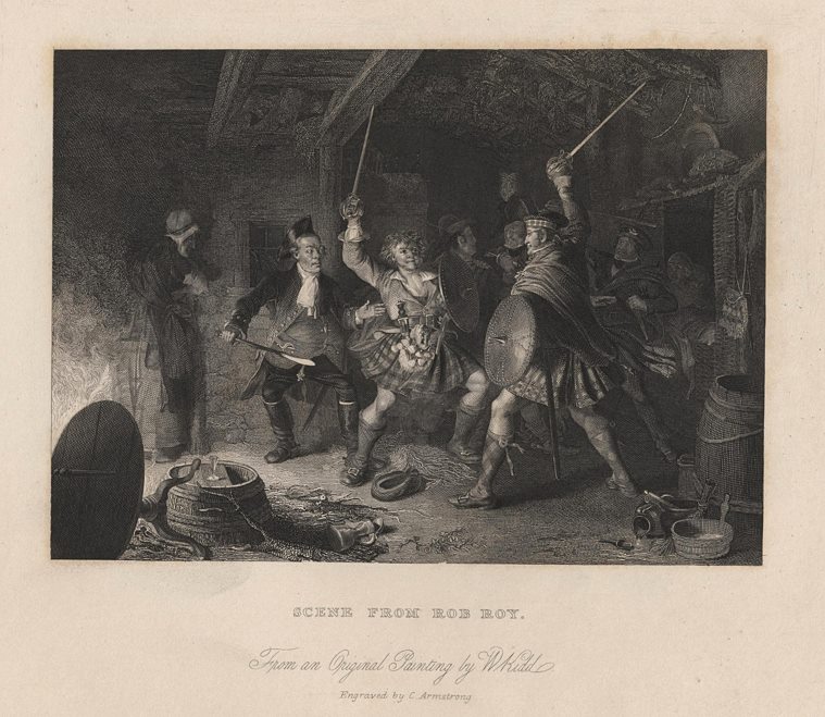 Scene from Rob Roy, 1837
