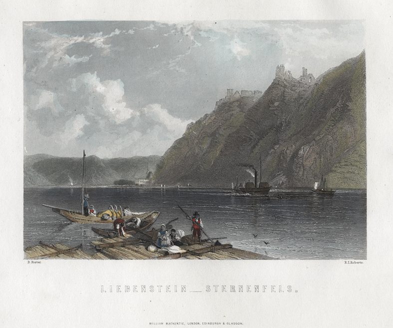 Germany, Liebenstein view, 1872