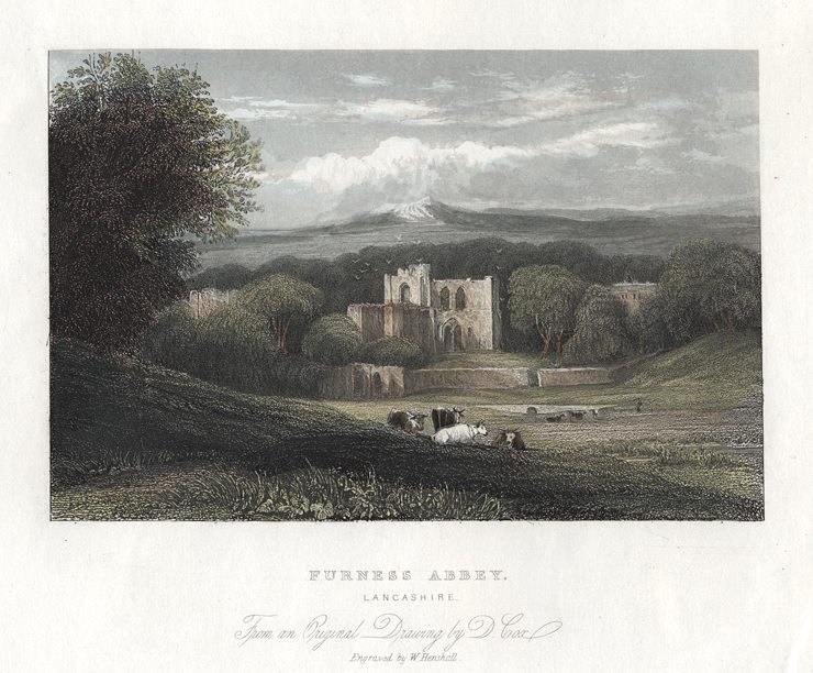 Lancashire, Furness Abbey, 1837