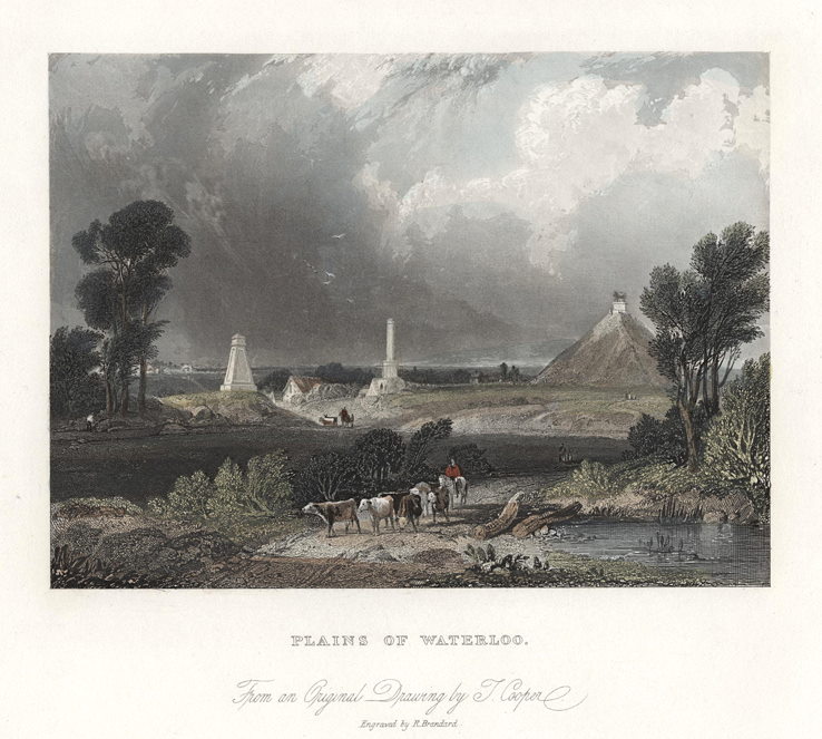 Belgium, Plains of Waterloo, 1837