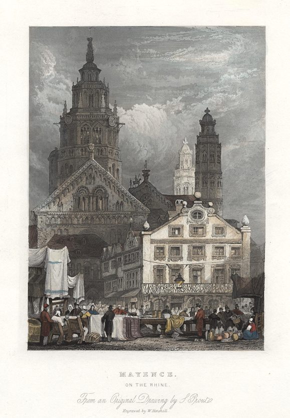Germany, Mainz (Mayence), 1837