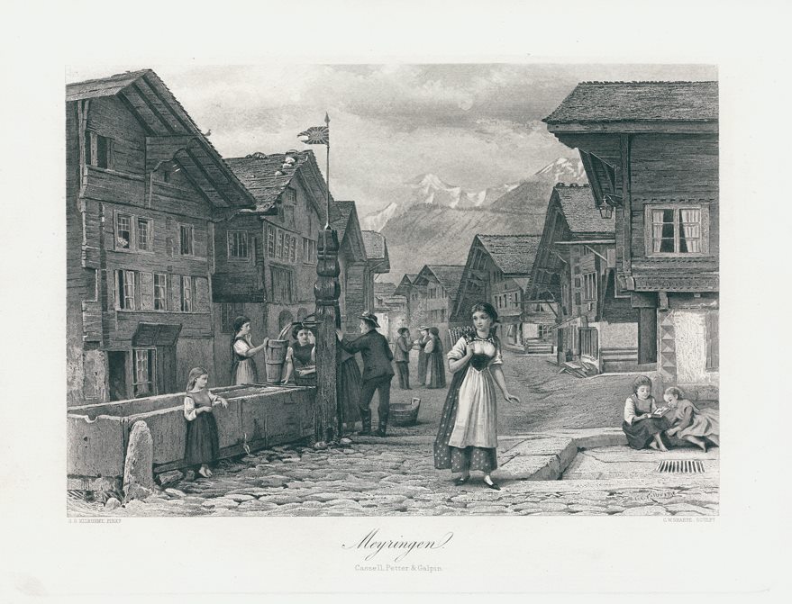 Switzerland, Meyringen, 1872