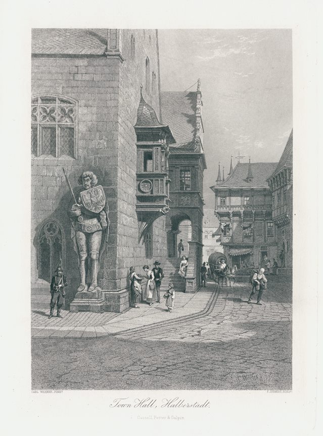 Germany, Halberstadt Town Hall, 1872