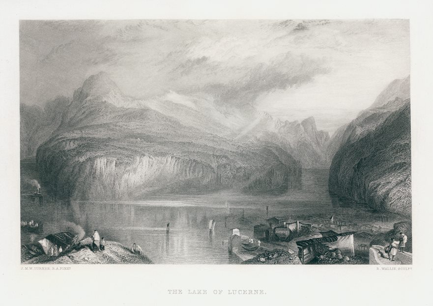 Switzerland, Lake of Lucerne, after Turner, 1865