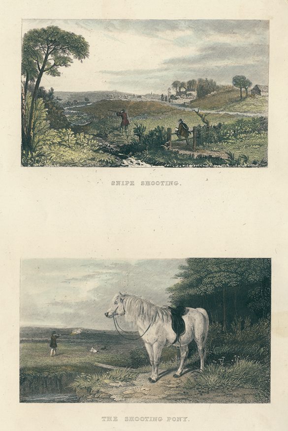 Snipe Shooting & Shooting Pony, 1860