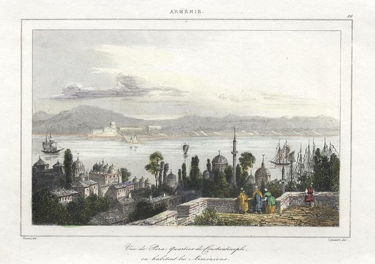 Turkey, Pera, Constantinople, 1838
