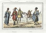 Caucasus, costumes, 1838