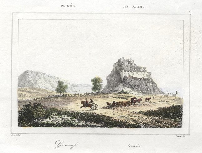Crimea, Goursouf (Gurzuf), 1838