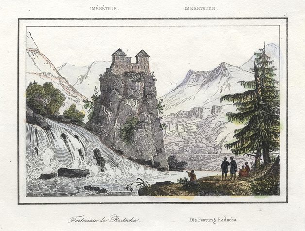 Caucasus, Radscha Fortress, 1838