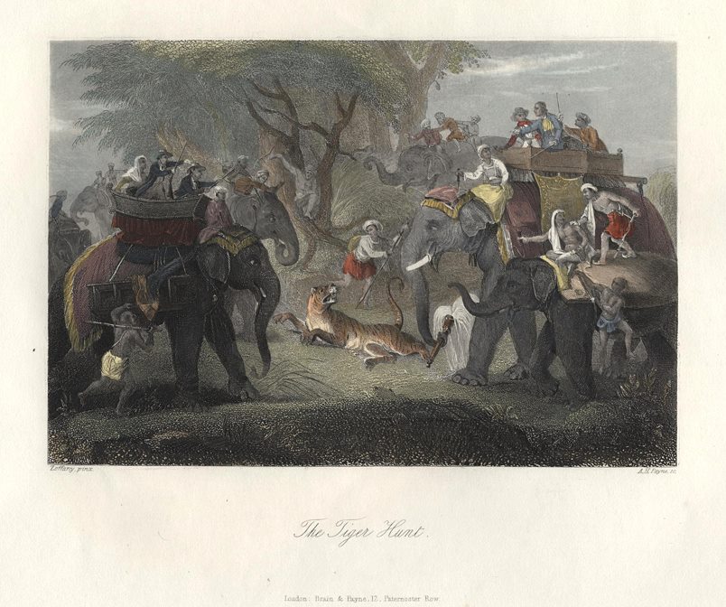 The Tiger Hunt, 1845