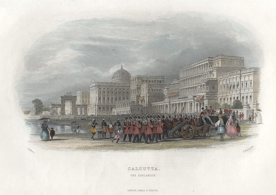 India, Calcutta Esplanade, 1845