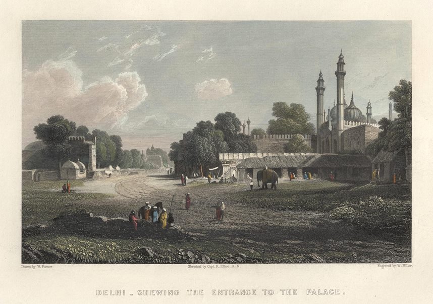 India, Delhi, entrance to the Palace, 1859