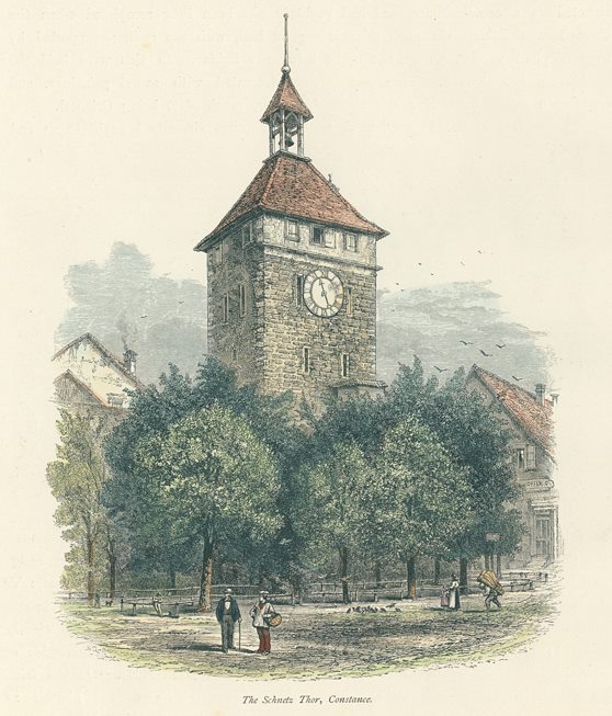 Switzerland, Constance, The Schnetz Thor, 1875