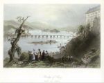 Austria, Bridge at Linz, 1834