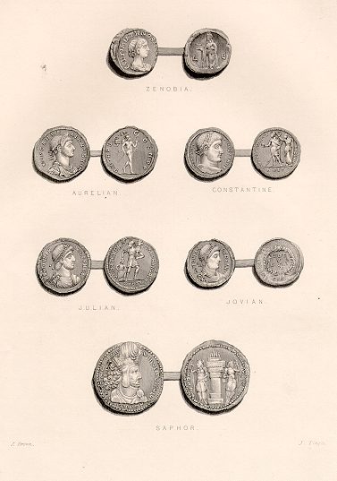 Late Roman Coins, 1850