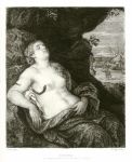 Etching after Titian, Cleopatra