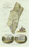 Gloucestershire, Cirencester Park plan, Earl Bathurst, 1800
