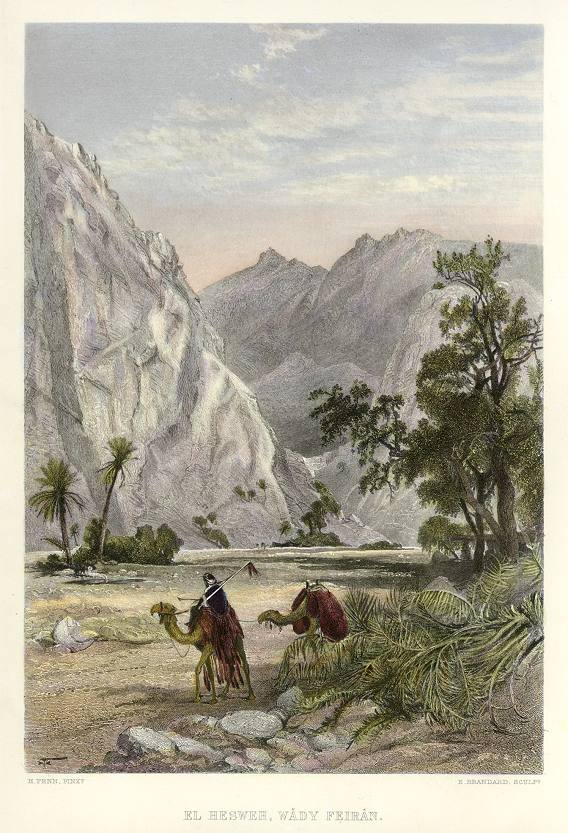 Egypt, Sinai, Wady Feiran - El Hesweh, 1875