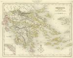 Greece, College Atlas, 1850