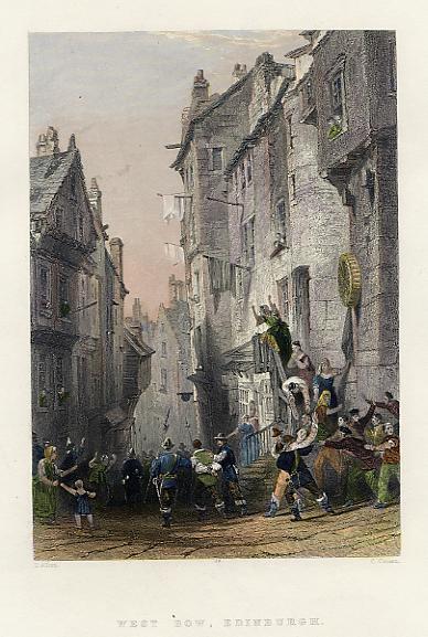 Edinburgh, West Bow, 1838