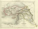 Turkey in Asia, College Atlas, 1850