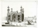 Tomb of Akbar, India, Ferrario, 1820