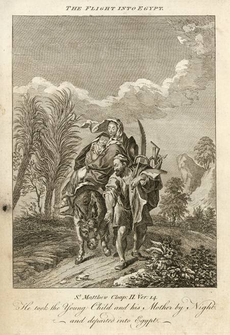 The Flight into Egypt, Howard's Bible, 1762