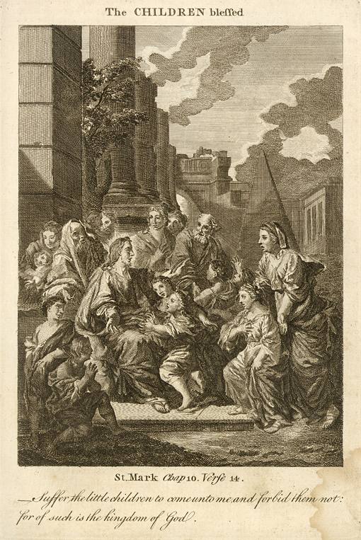 The Children Blessed, Howard's Bible, 1762